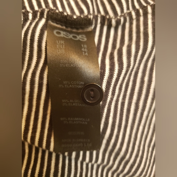 ASOS COTTON SKATER DRESS 14 - Picture 6 of 6